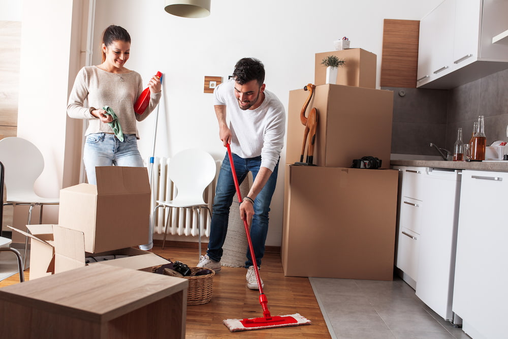 moving tip-cleaning your new house