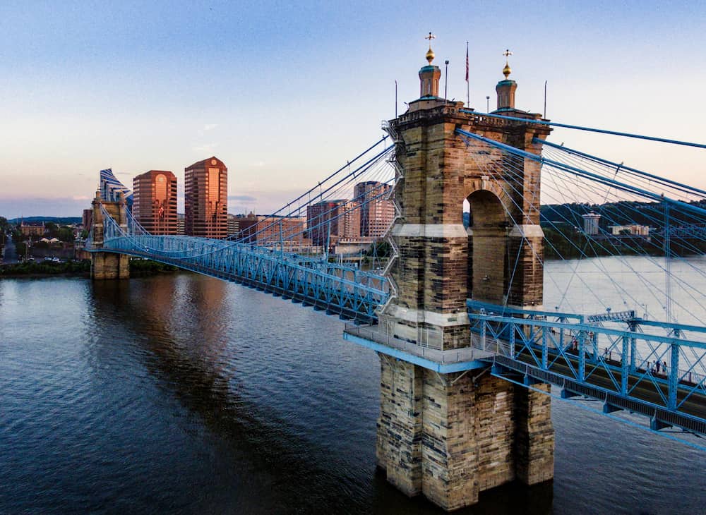 Cincinnati's Roebling bridge