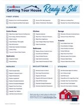 checklist for selling your house