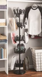 storing shoes on a shoe tree