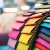 An organized group of fabrics.