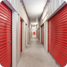 interior row of storage units