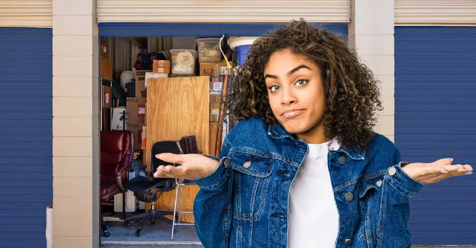 how to organize your storage unit blog cover