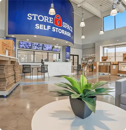 store space self storage lobby