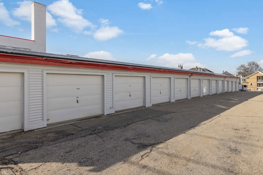 Image of drive-up exterior units at Store Space Self Storage, 817 Dexter St Central Falls, RI 02863