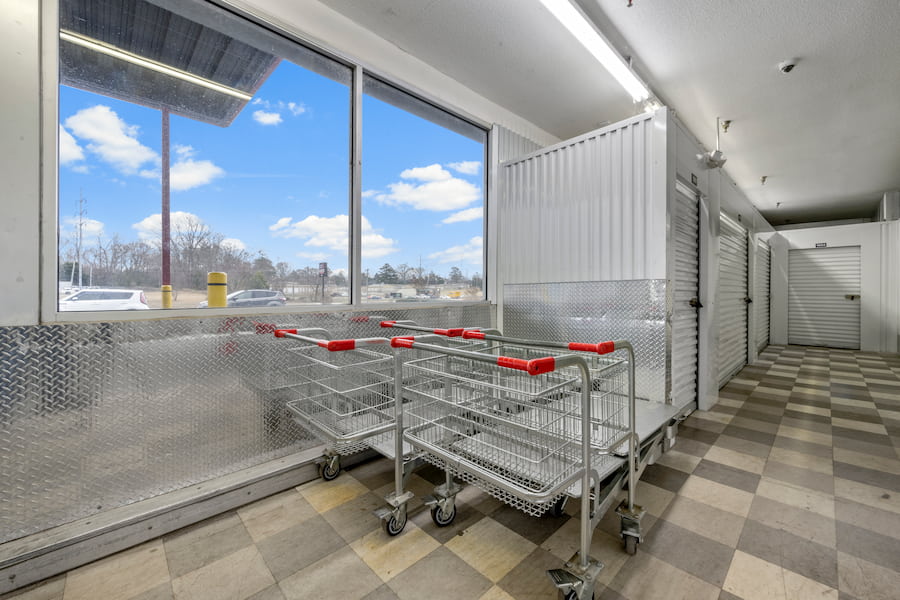 Image of the carts at Store Space Self Storage, 1508 Edgefield St, Greenwood, SC 29646