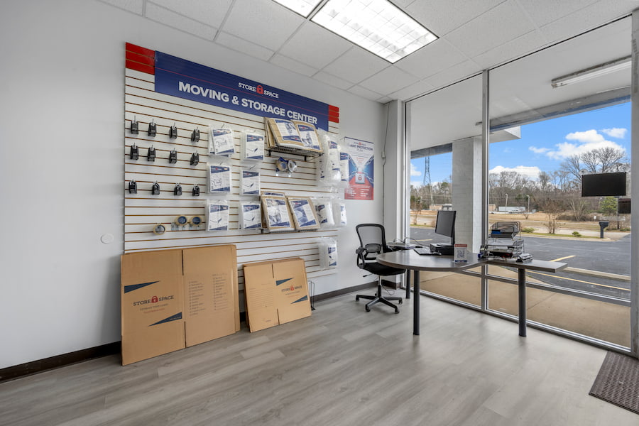 Image of the office at Store Space Self Storage, 1508 Edgefield St, Greenwood, SC 29646