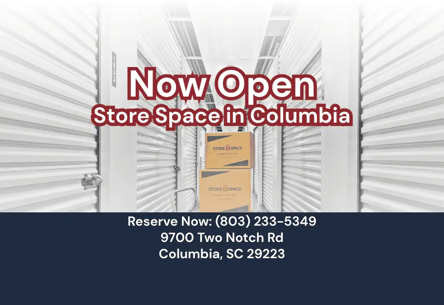 now open store space in columbia, sc