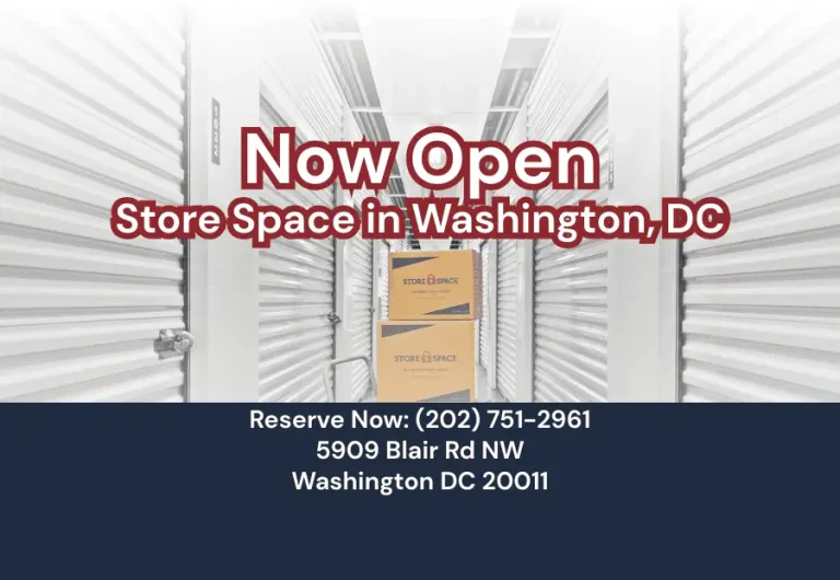 now open store space in washington, dc