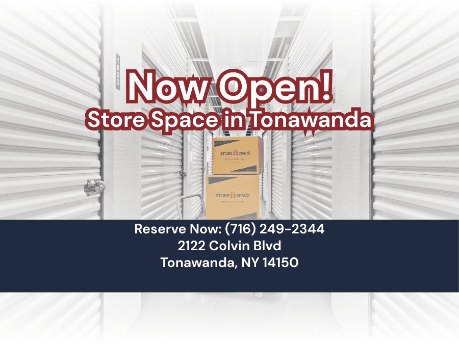 store space now open message in 2122 Colvin Blvd, Tonawanda, NY 14150