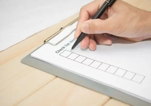 checklist for basement organization