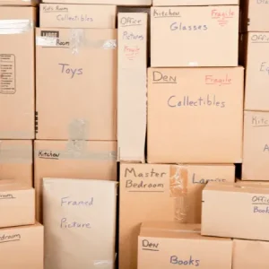 labeled moving boxes