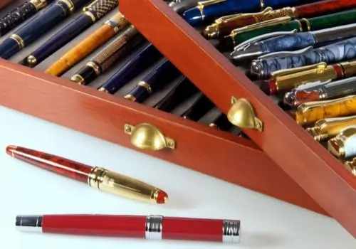 best way to store collectible ink pens