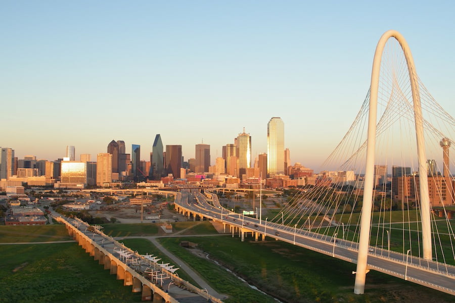 skyline of Dallas, the Big D