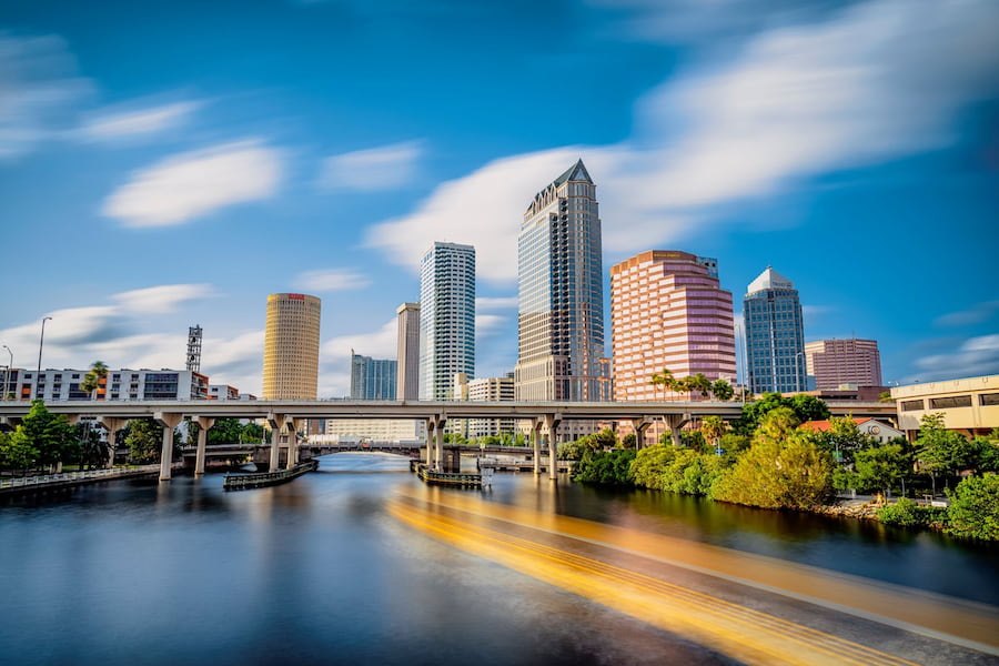 cityscape of tampa, fl