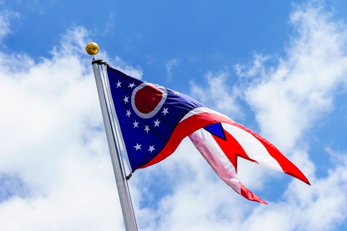 The Ohio state flag
