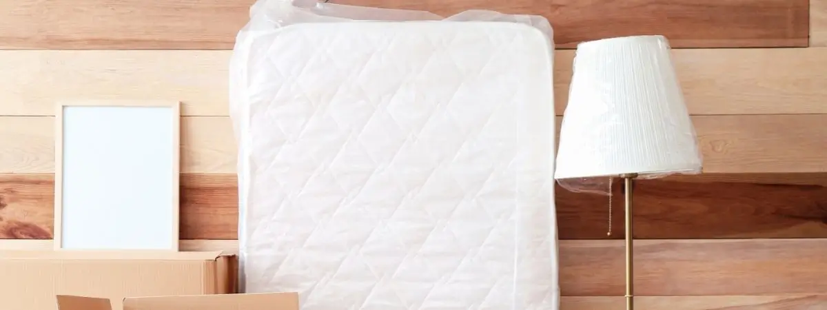 mattress stored in a storage unit