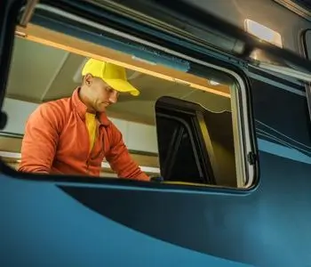 inspecting the inside of your RV camper before winterization