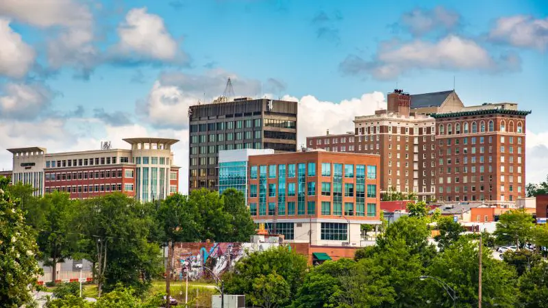 greenwood sc city scape