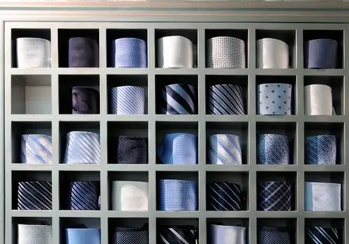 properly storing collectible ties