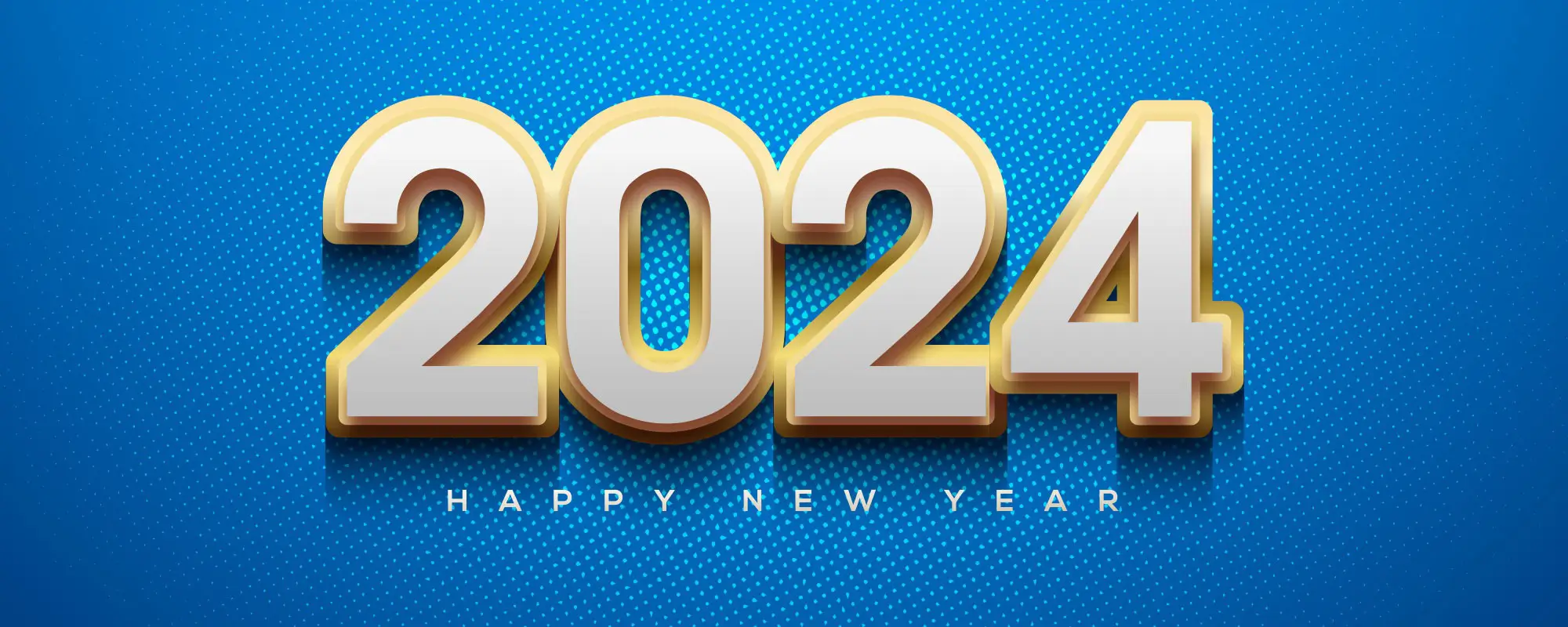 Happy New Year 2024 Banner