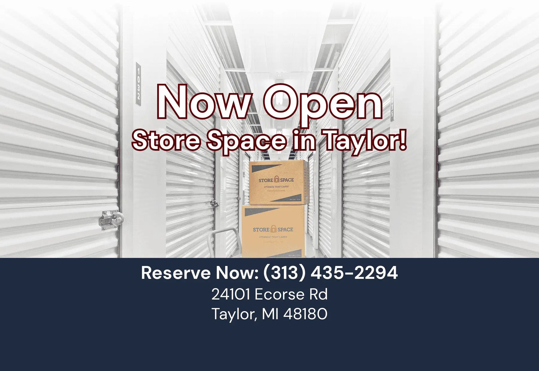 graphic for store space in taylor now open
