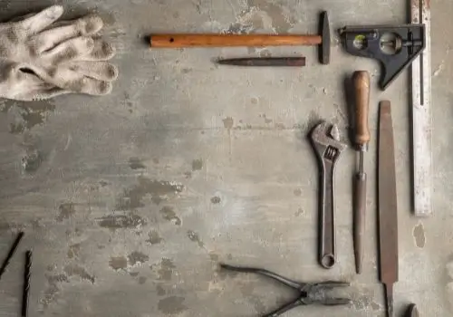 storing old tools