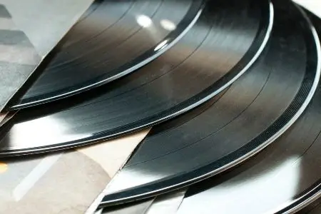 multiple vinyl records for storage