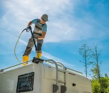 wash and dry before RV camper winterization